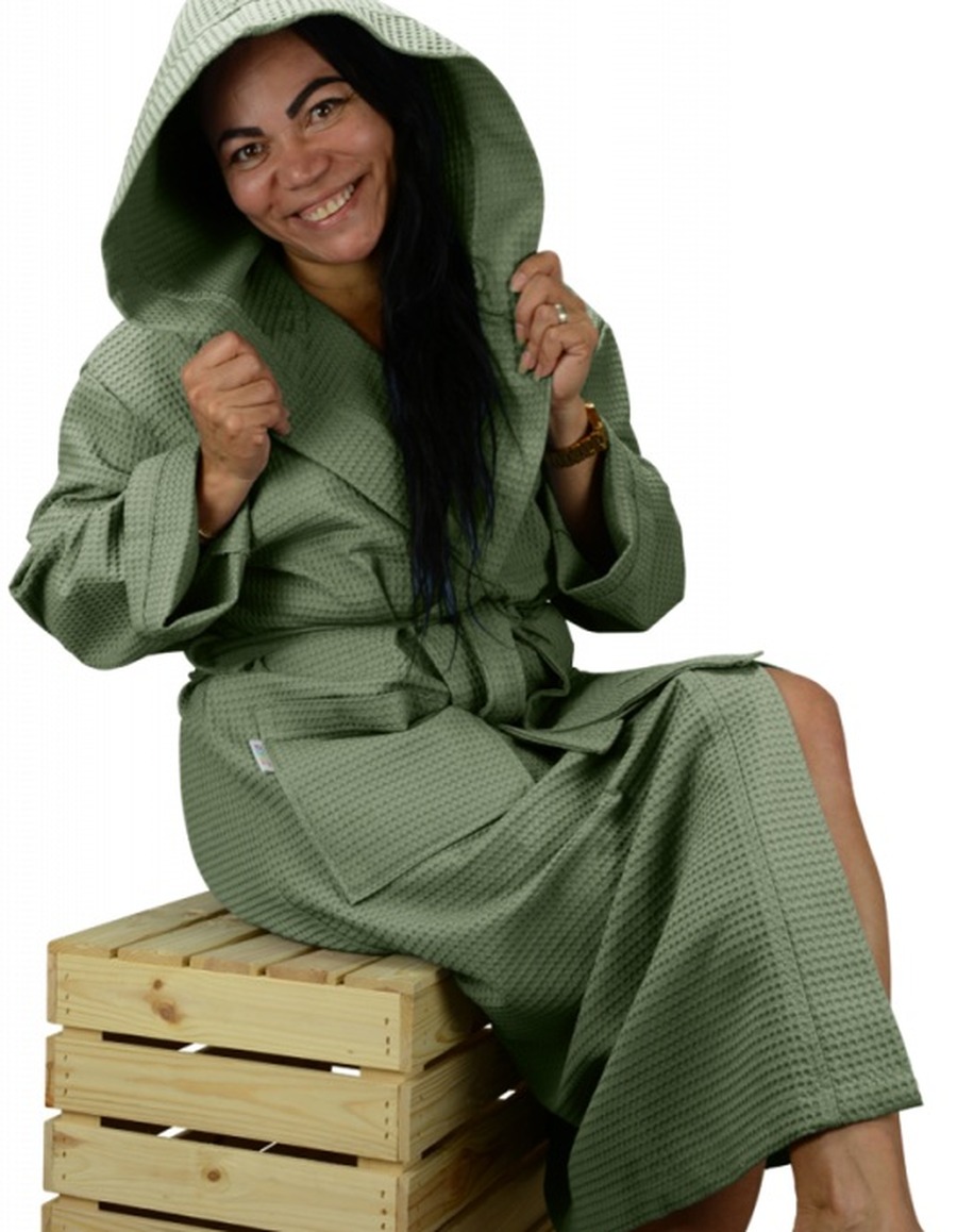 A&R TowelsRobezz - Vohvelikylpytakki hupulla