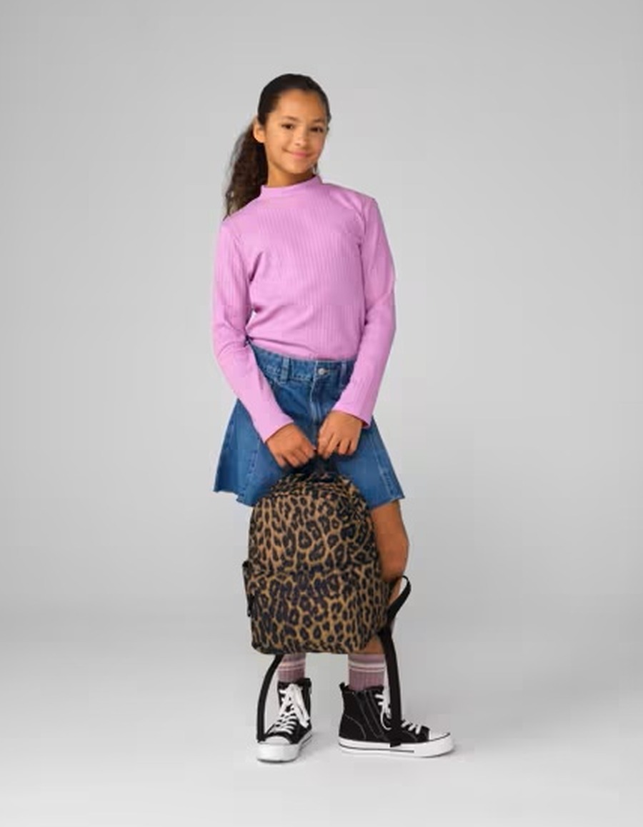 BagBase Leopard Print Mini Backpack BagBase Leopard Print Mini Backpack