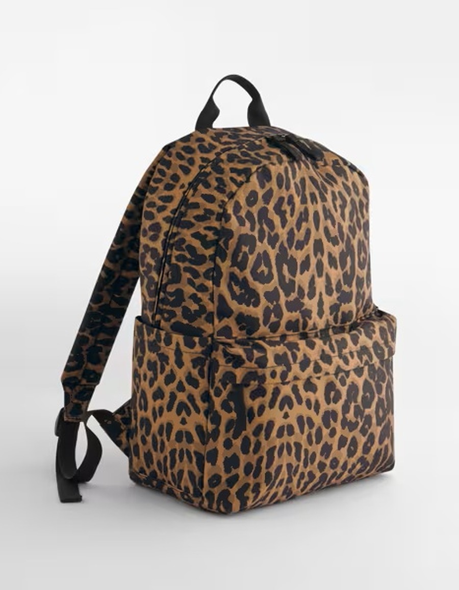 BagBase Leopard Print Backpack