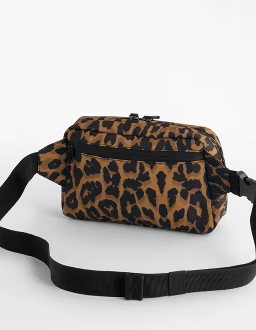 BagBase Leopard Print Cross Body Bag