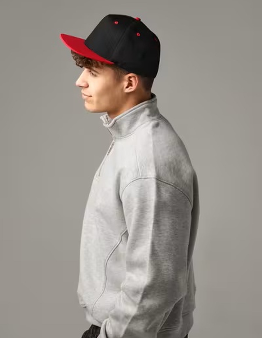 Beechfield Viiden panelin kontrasti snapback Beechfield Viiden panelin kontrasti snapback