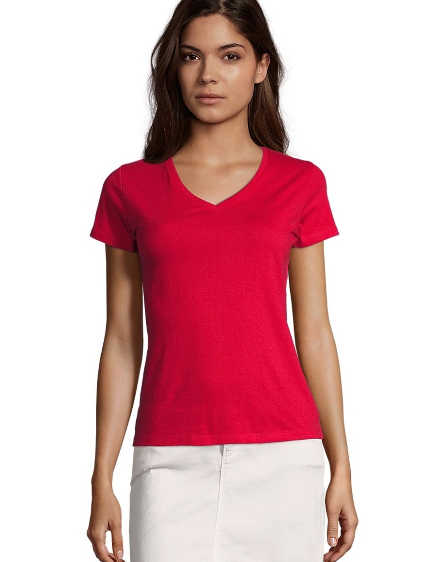 SOL´S Naisten Imperial V-Kaulus T-Paita