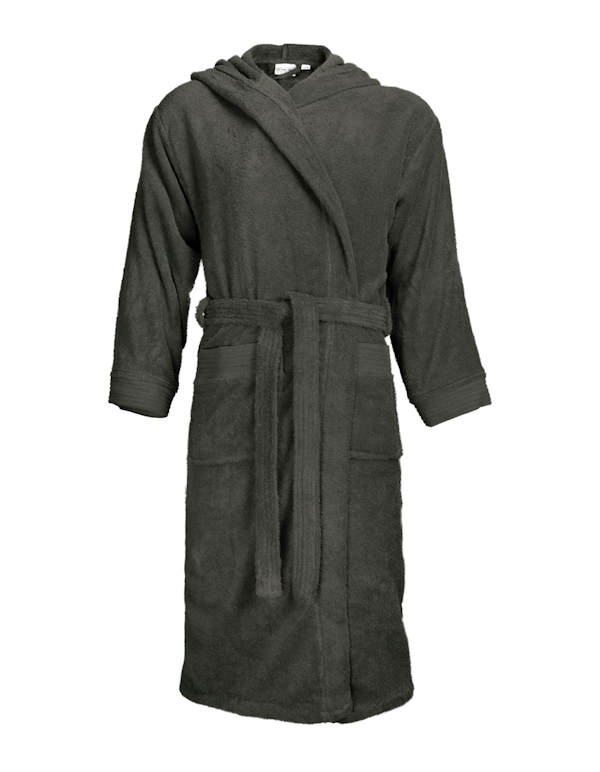 The One Towelling®Kylpytakki hupulla ja logollasi