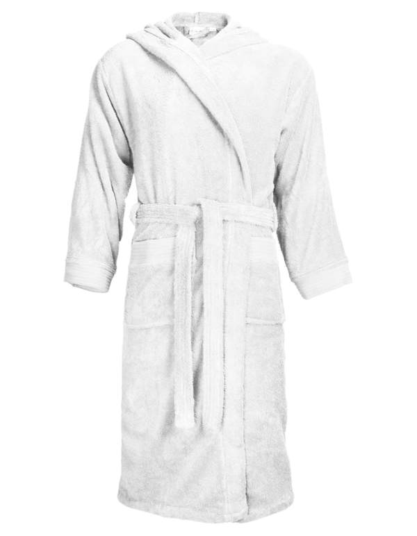 The One Towelling® Kylpytakki hupulla ja logollasi